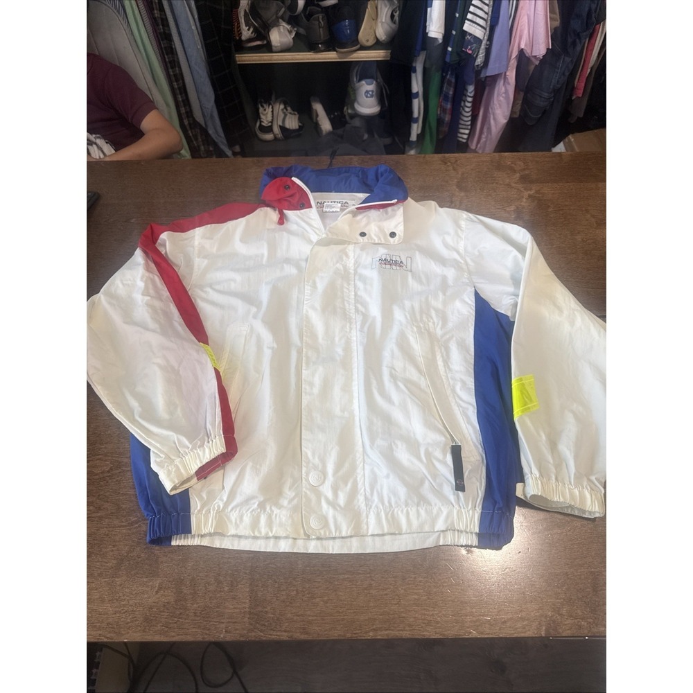 Vintage Y2K 90's Nautica wind velocity competition 3M windbreaker Sailing Jacket